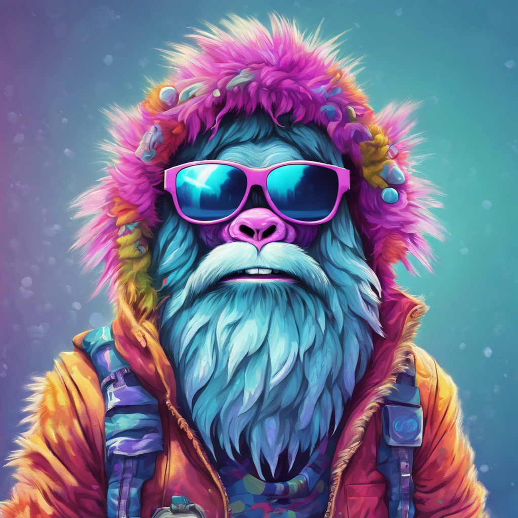 Random Pick Polaroid-Style Sasquatch Stickers (10 for $35.00)