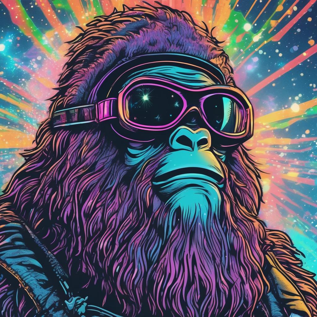 Brown Sasquatch-All Season Psychedelic (BS-ASDel-12)