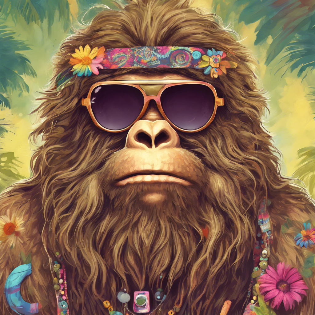 Brown Sasquatch-Spring Flower-Set of 9 (BS-SPFL-Set 9)