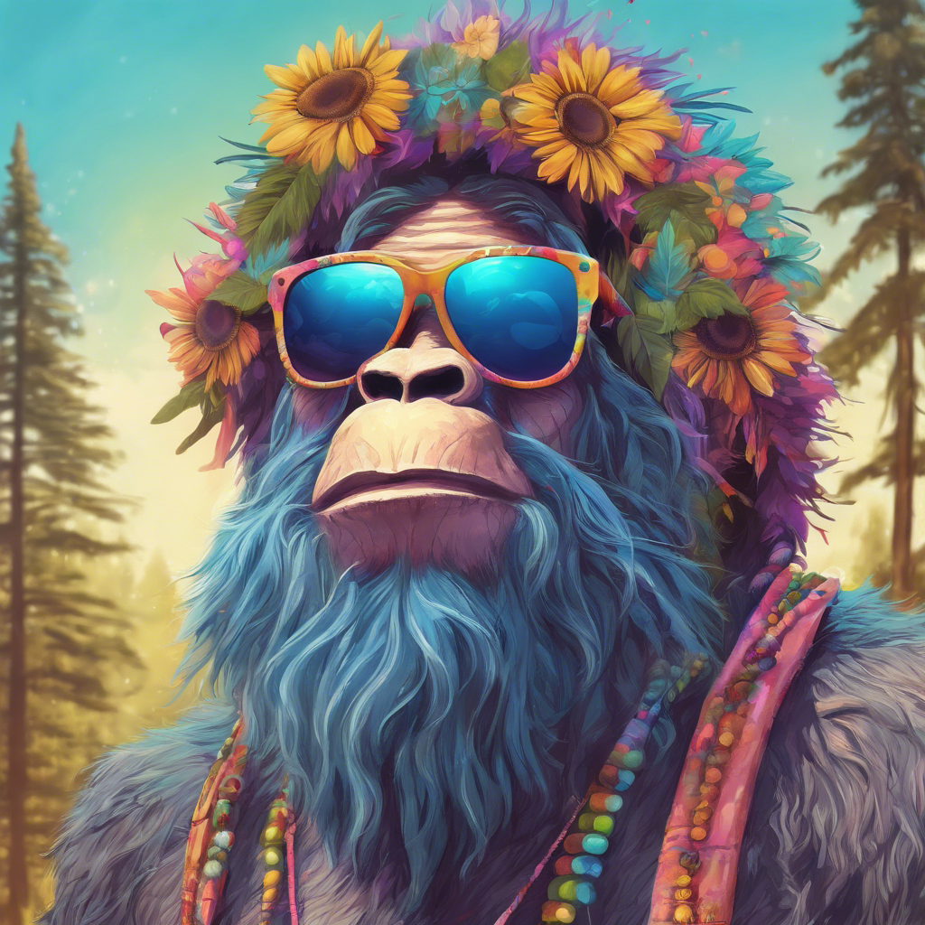 Brown Sasquatch-Spring Flower-Set of 9 (BS-SPFL-Set 9)