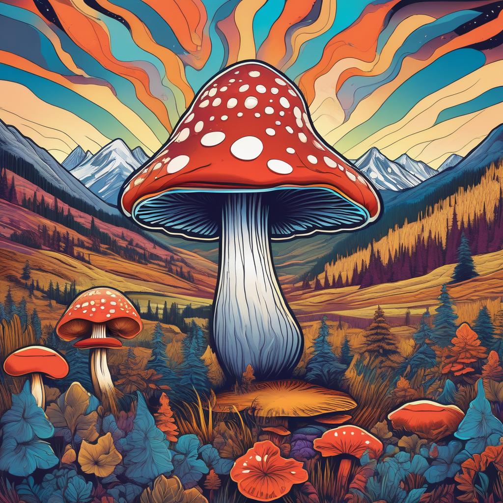 Organic-Mushroom-Set of 8 (Org-Mush-Set 8)