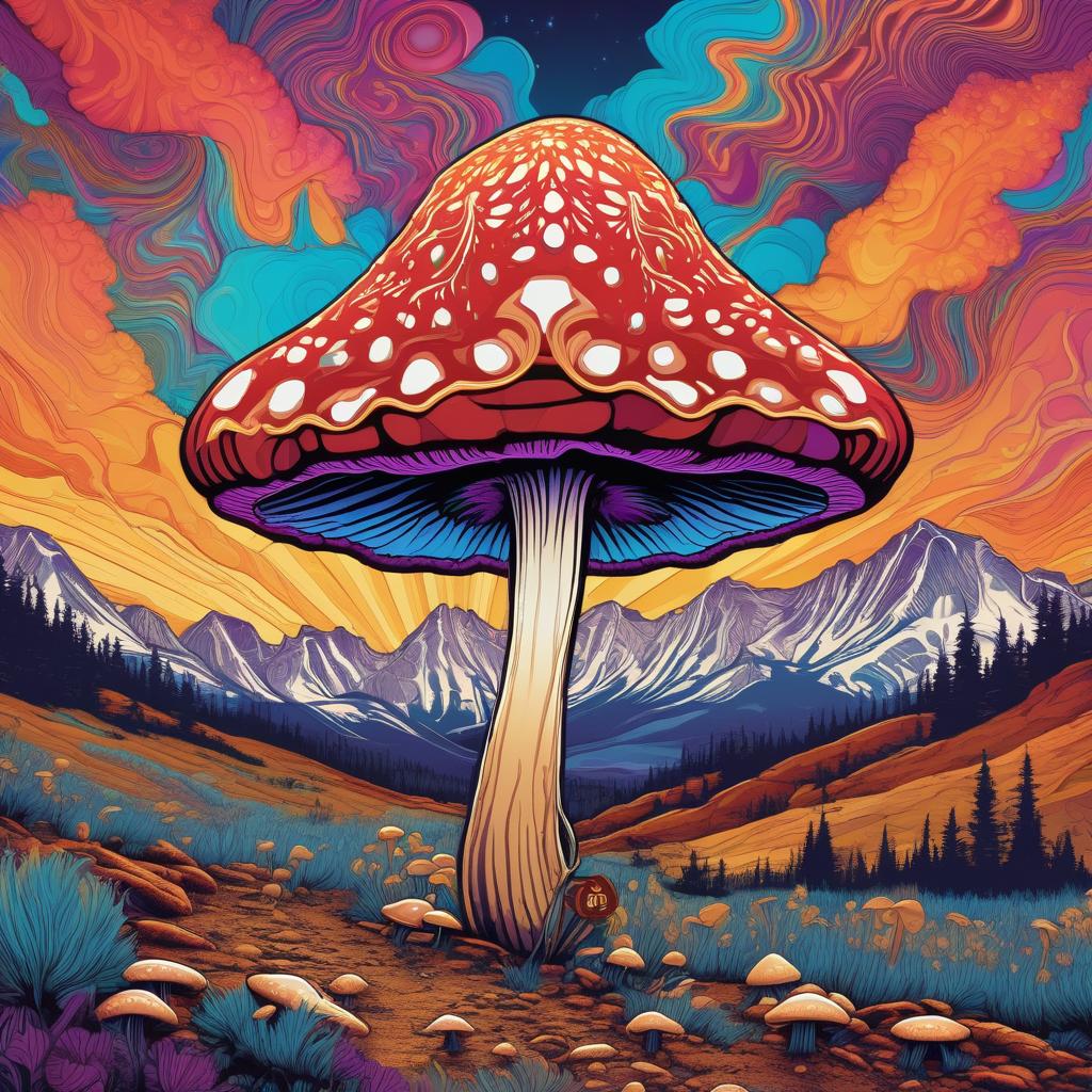 Organic-Mushroom-Set of 8 (Org-Mush-Set 8)