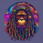 Psychedelic Sasquatch Sticker Set (40 Randomly Selected Stickers)