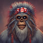 Brown Sasquatch-Biker (BS-Biker-01)