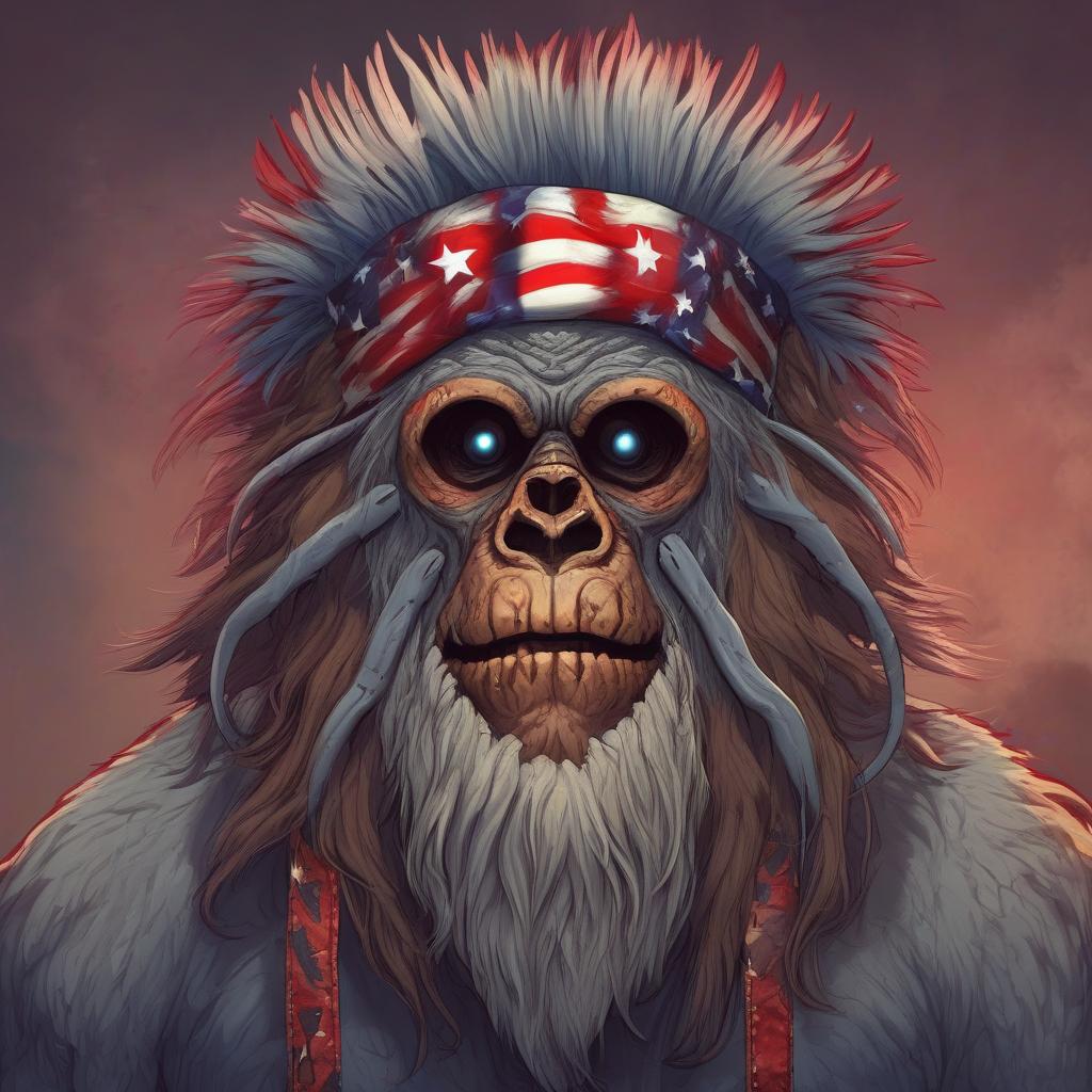 Brown Sasquatch-Biker (BS-Biker-01)