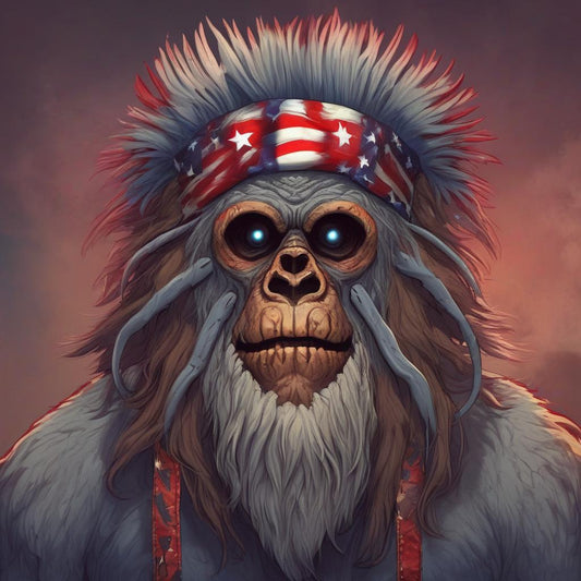 Brown Sasquatch-Biker (BS-Biker-01)