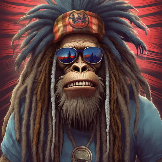 Brown Sasquatch-Biker (BS-Biker-02)