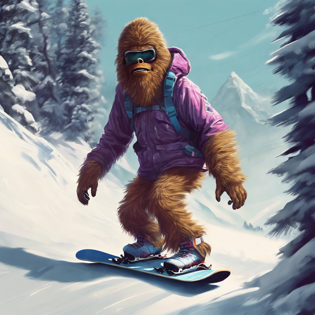 Polaroid-Style Sasquatch Stickers (10 for $25.00)