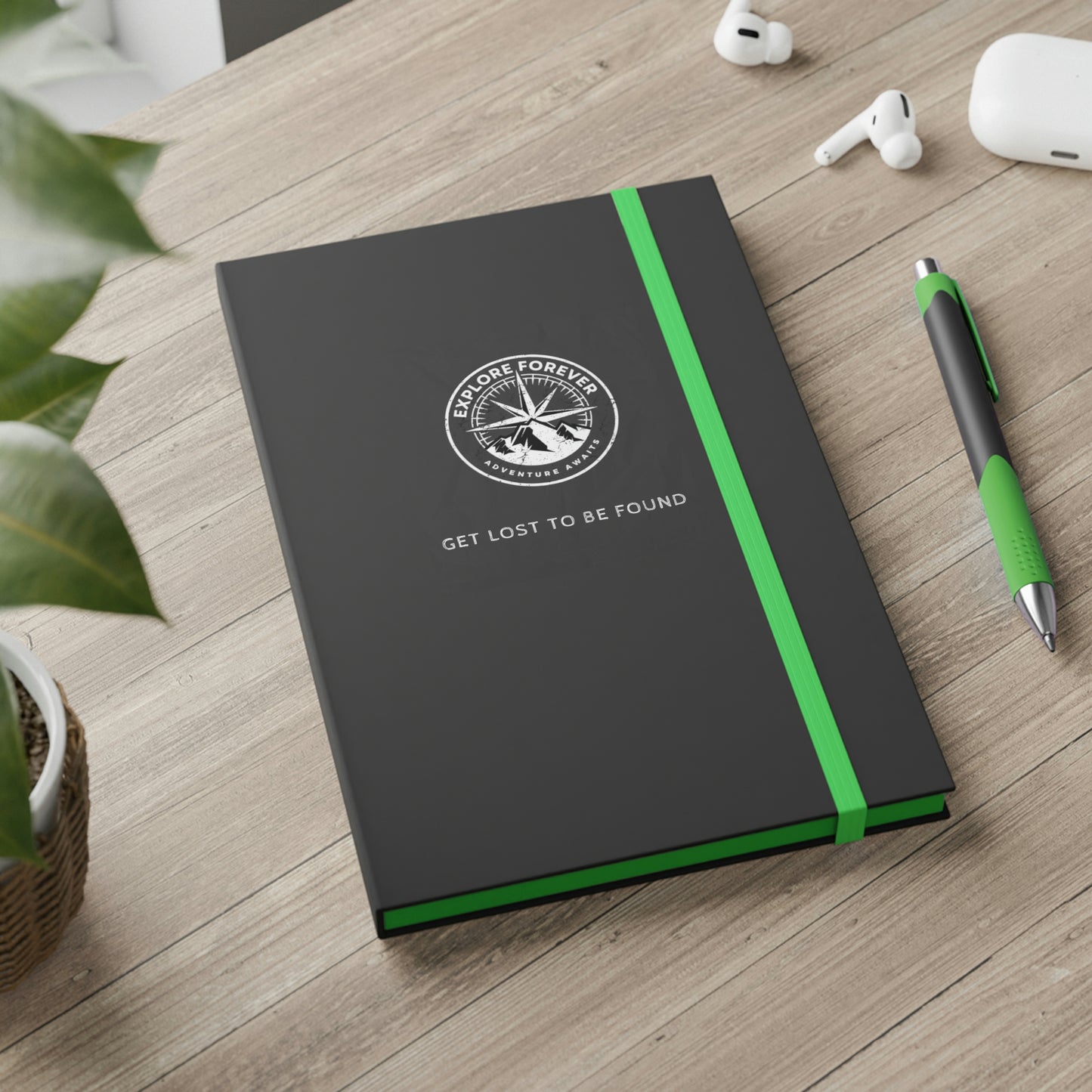 EXPLORE FOREVER Color Contrast Notebook - Ruled