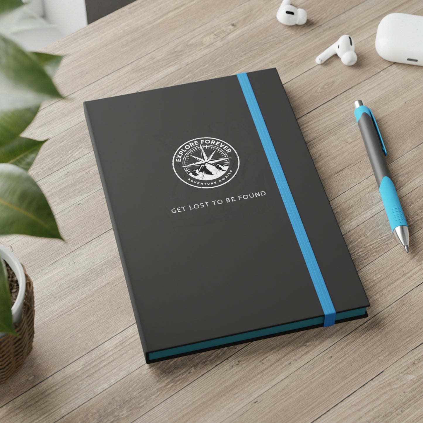 EXPLORE FOREVER Color Contrast Notebook - Ruled